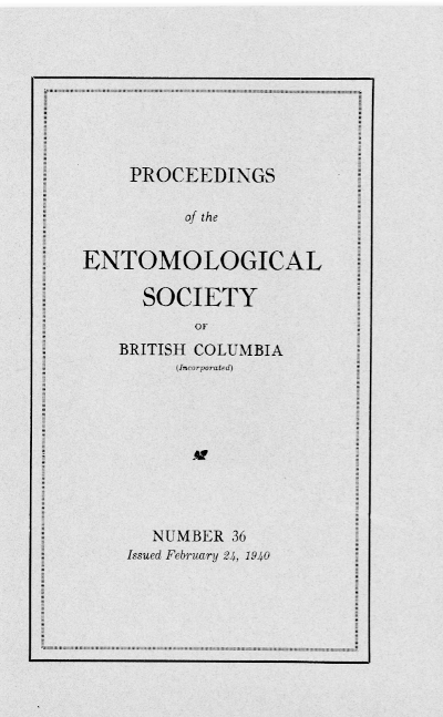 					View Vol. 36 (1939): Proceedings of the Entomological Society of British Columbia
				