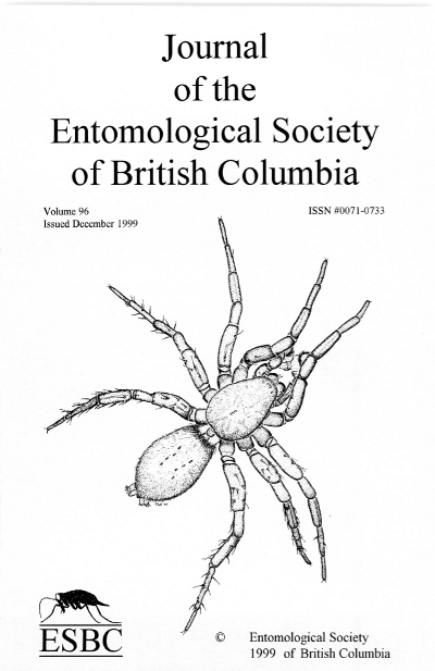 					View Vol. 96 (1999): Journal of the Entomological Society of British Columbia
				