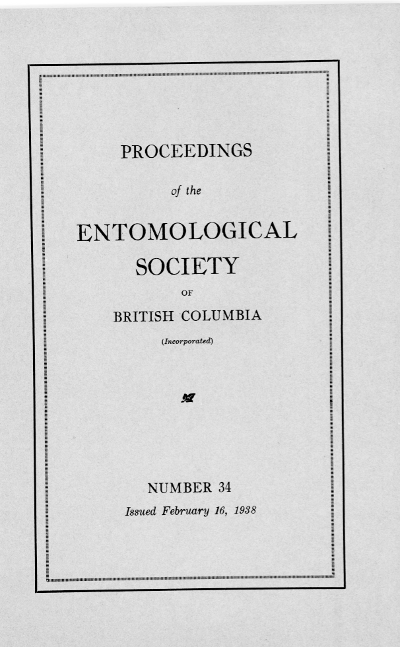 					View Vol. 34 (1937): Proceedings of the Entomological Society of British Columbia
				