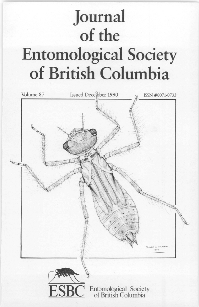 					View Vol. 87 (1990): Journal of the Entomological Society of British Columbia
				