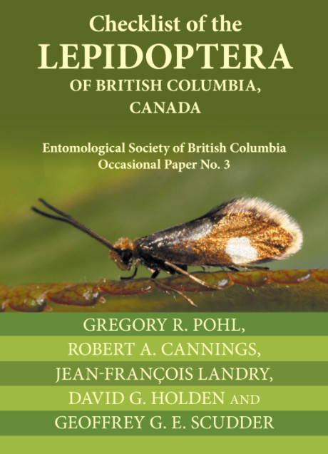 Checklist of the Lepidoptera of British Columbia, Canada.