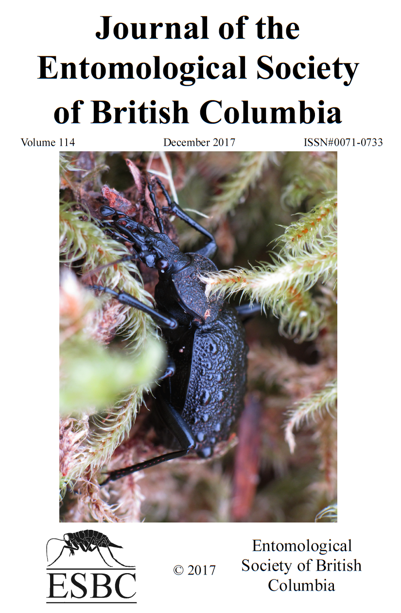 					View Vol. 114 (2017): Journal of the Entomological Society of British Columbia
				