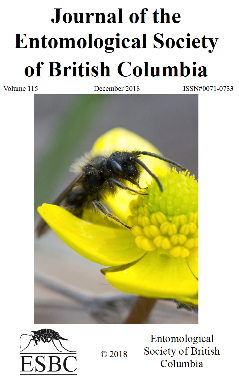 					View Vol. 115 (2018): Journal of the Entomological Society of British Columbia
				