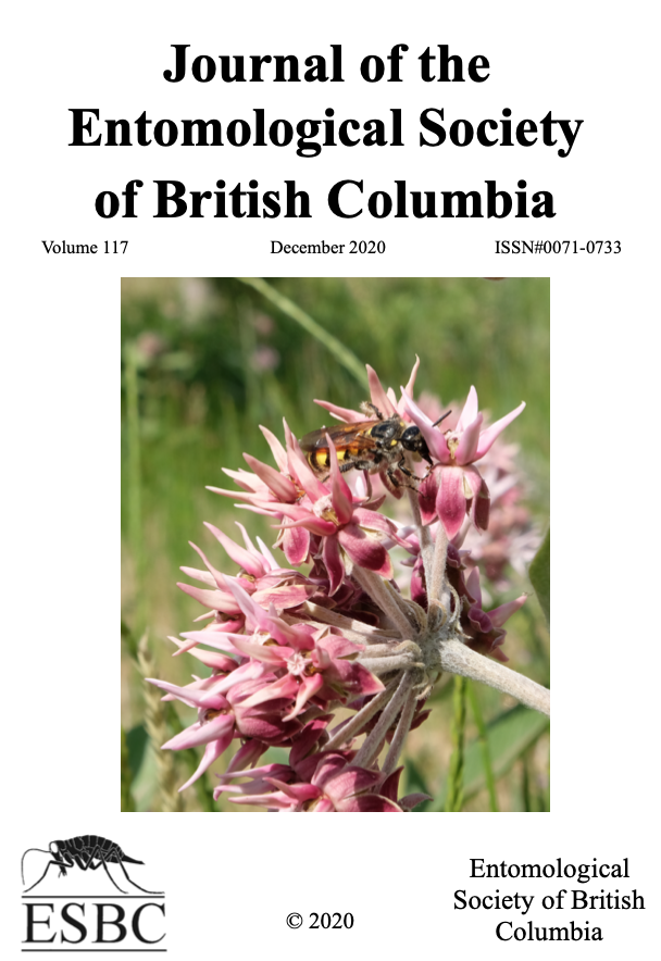					View Vol. 117 (2020): Journal of the Entomological Society of British Columbia
				