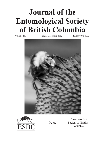 					View Vol. 109 (2012): Journal of the Entomological Society of British Columbia
				