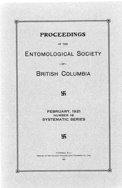 					View Vol. 18 (1921): Proceedings of the Entomological Society of British Columbia
				